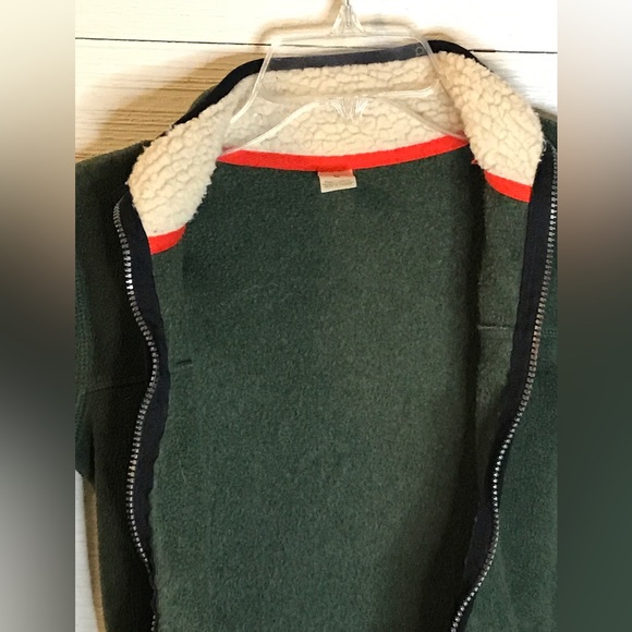 Young boys Carter green fleece zipper coat - Picture 2 of 7